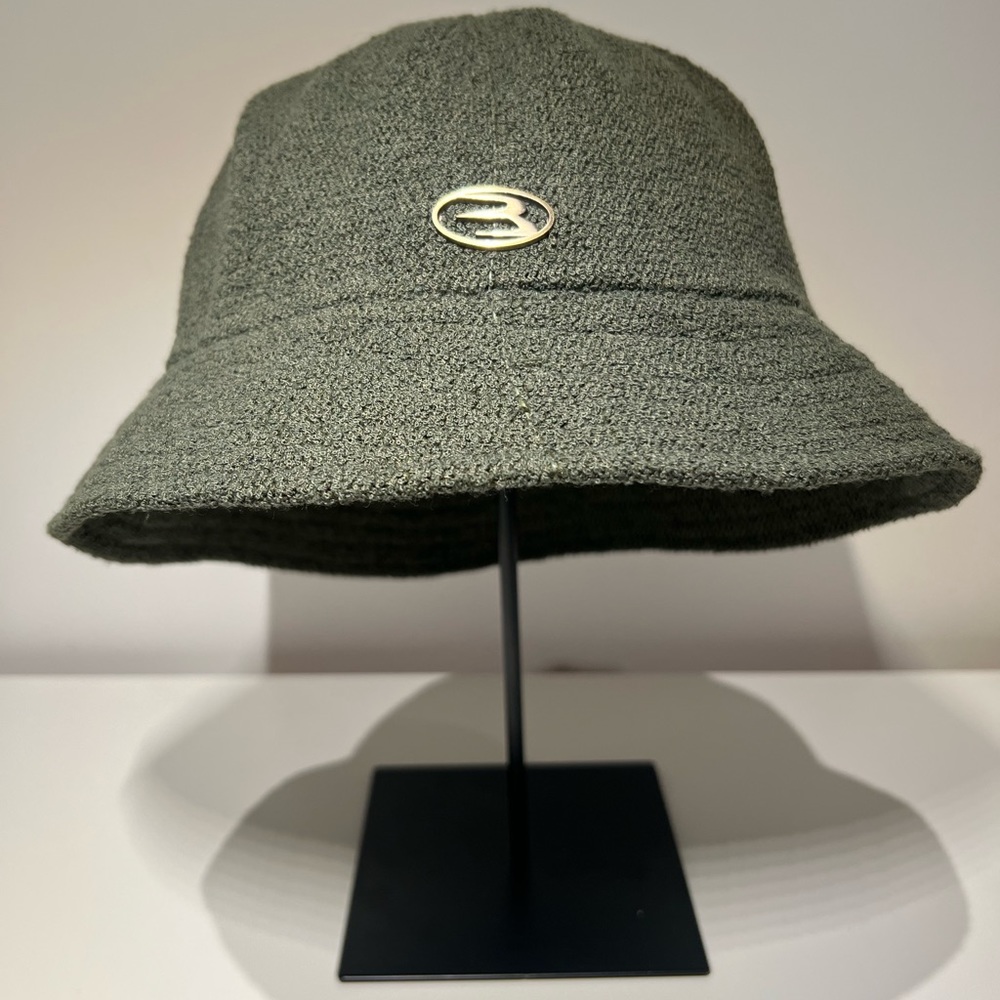 vintage olive bucket hat